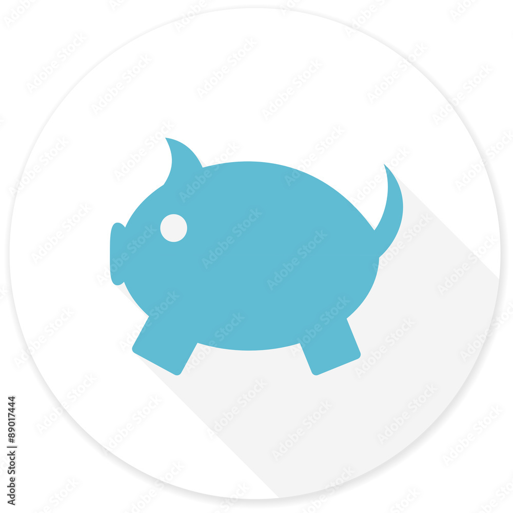 piggy bank flat design modern icon piggy bank flat design modern icon