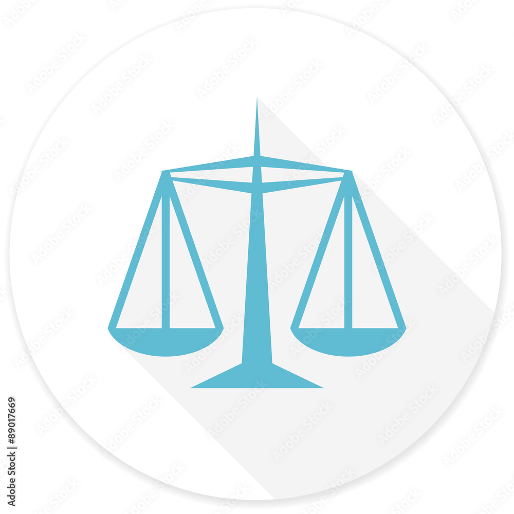 justice flat design modern icon justice flat design modern icon