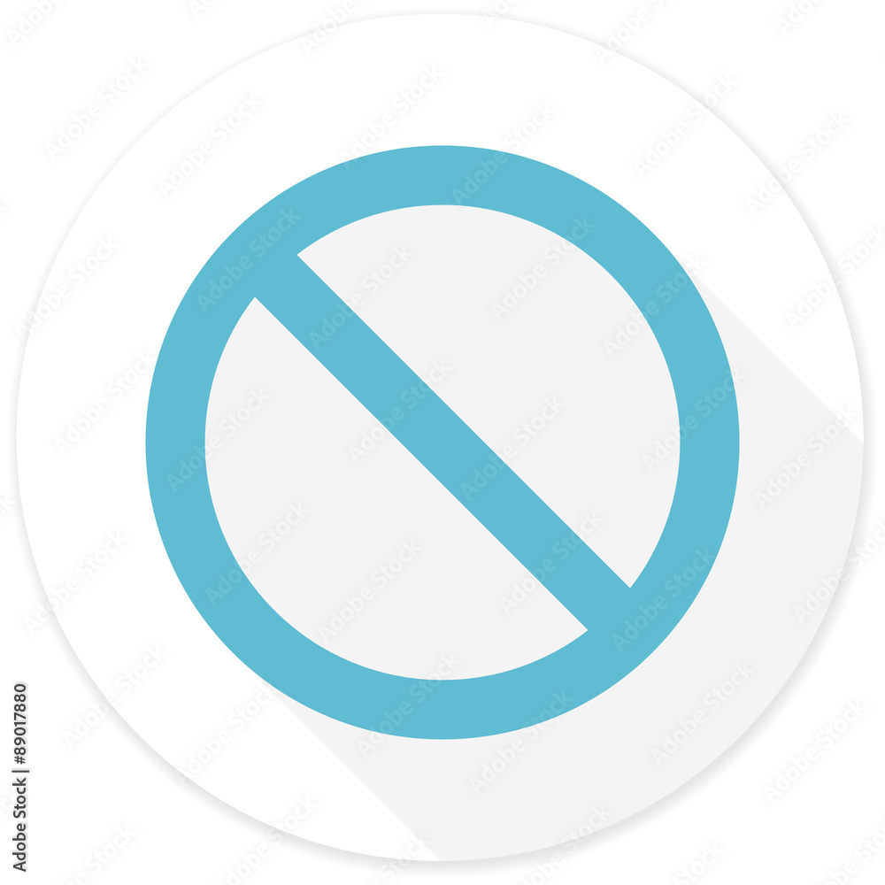 access denied flat design modern icon access denied flat design modern icon