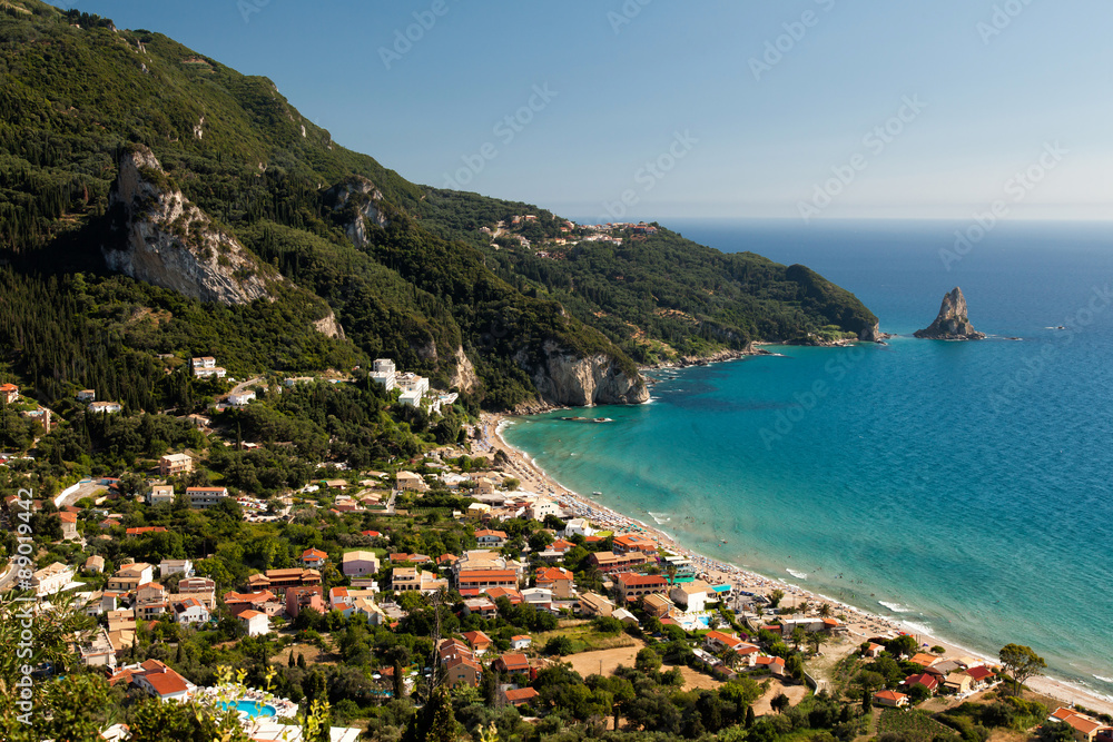 Naklejka premium Corfu (Greece)