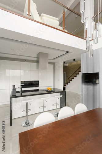 Kitchen with counter