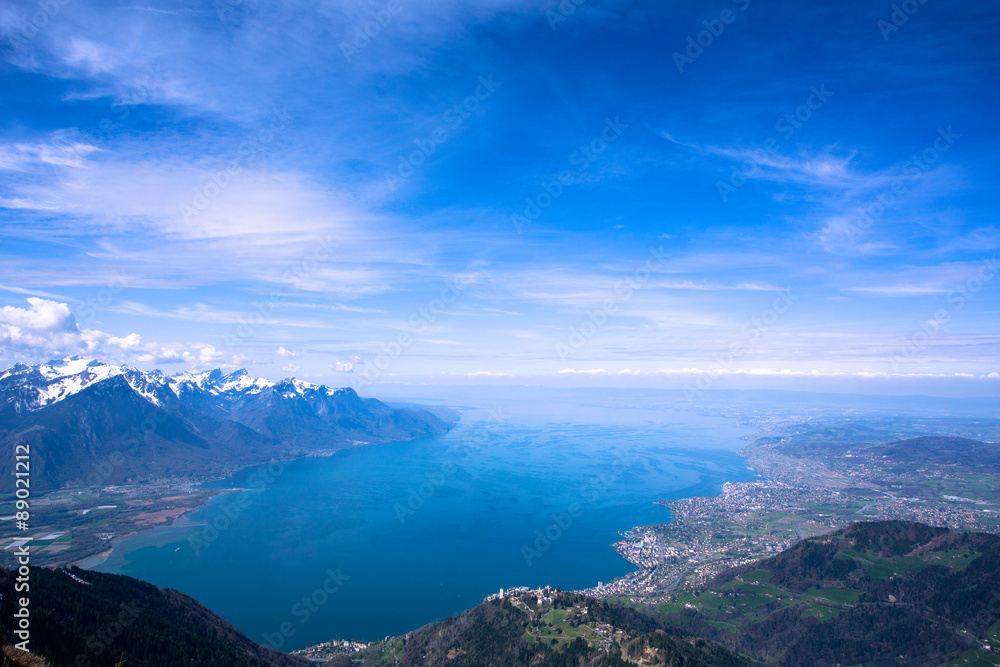 Lake Geneva From Rocher-de-Naye