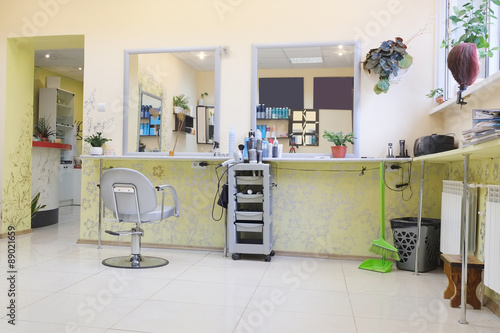 interior of a beauty salon