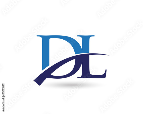DL Logo Letter Swoosh