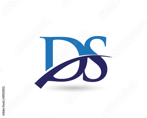 DS Logo Letter Swoosh