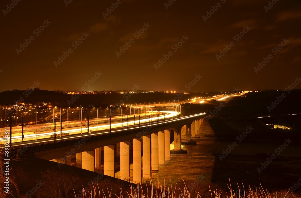Medway Bridge at Night
