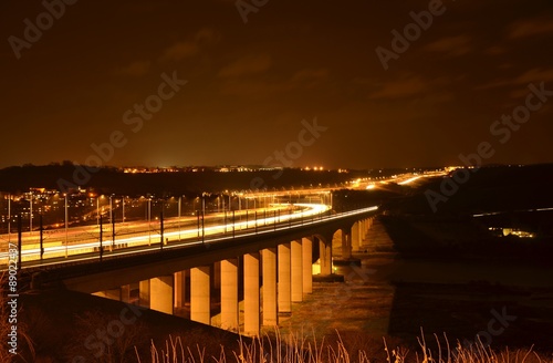 Medway Bridge at Night