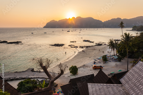 Thai island sunset