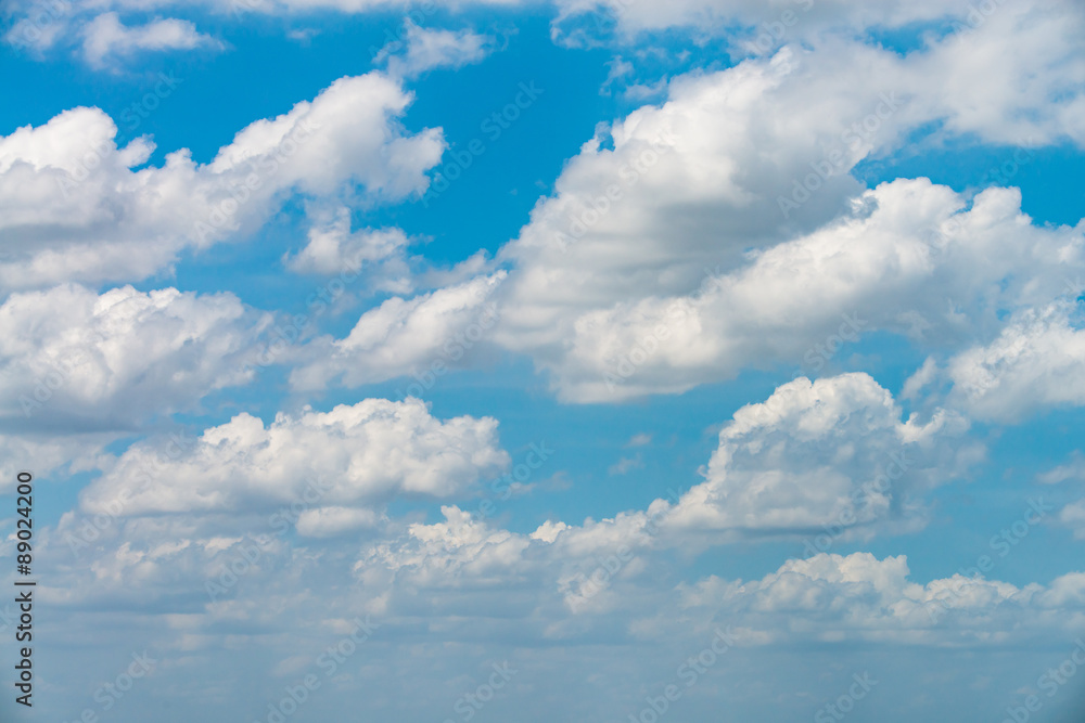 clouds in the blue sky clouds in the blue sky
