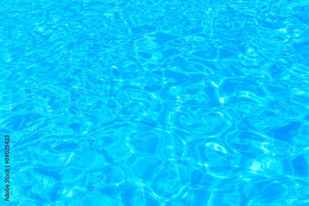 Pool water reflecting in the sun