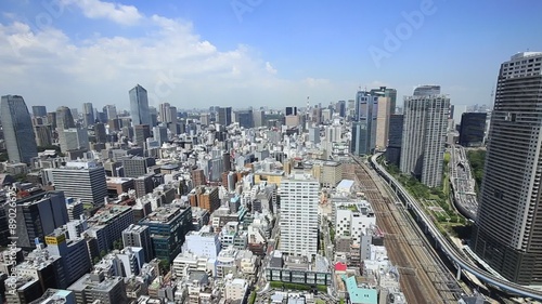 東京新橋方面の眺め　右パン photo