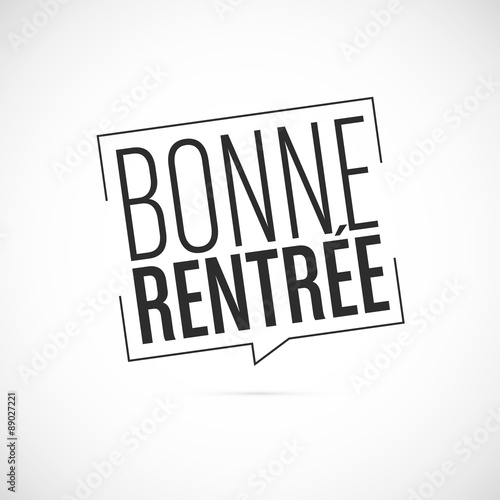 bonne rentrée
