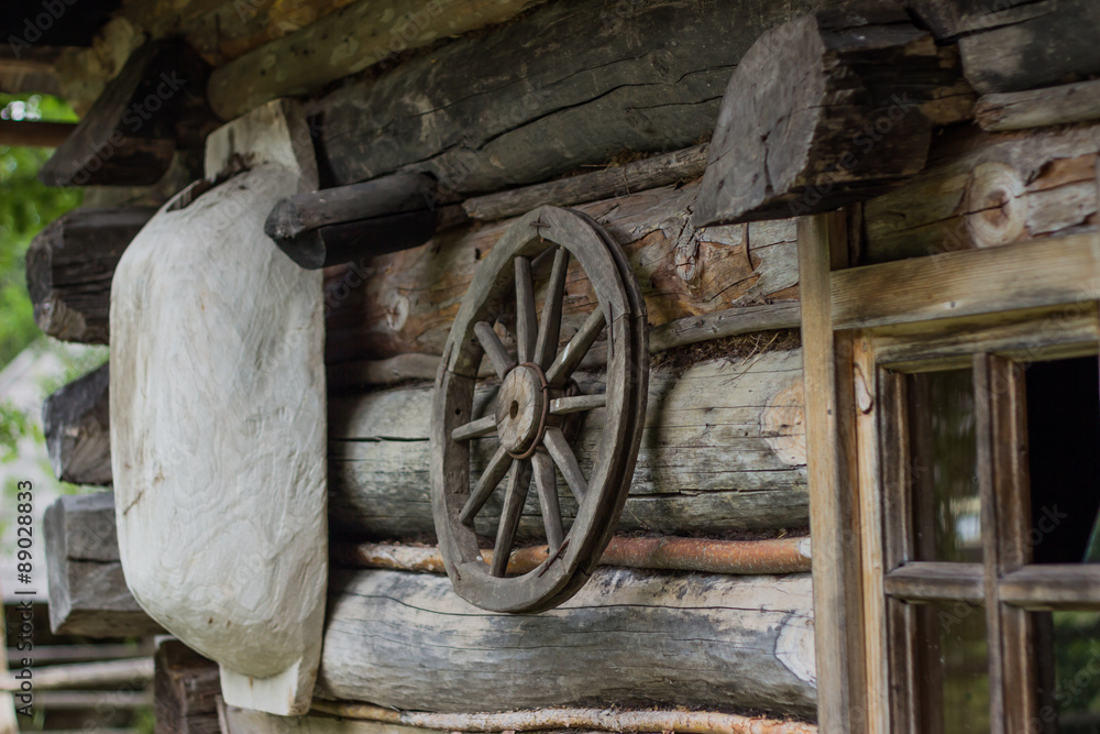 Fototapeta premium Old traditional wooden house.
