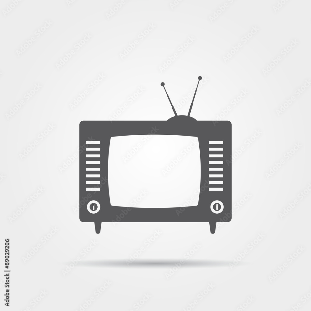 Retro Television Icon Retro Television Icon