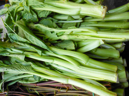 Green vegetables.
