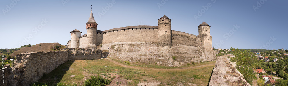 Ancient castle. Kamenetz-Podolsk, Ukraine
