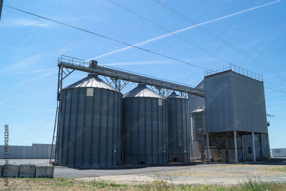 Silo- Getreidesilo Silo- Getreidesilo