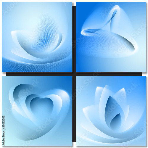 Abstrakt blue background