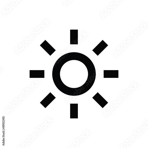 Brightness Vector Icon
