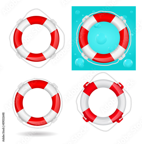 Life buoy set.