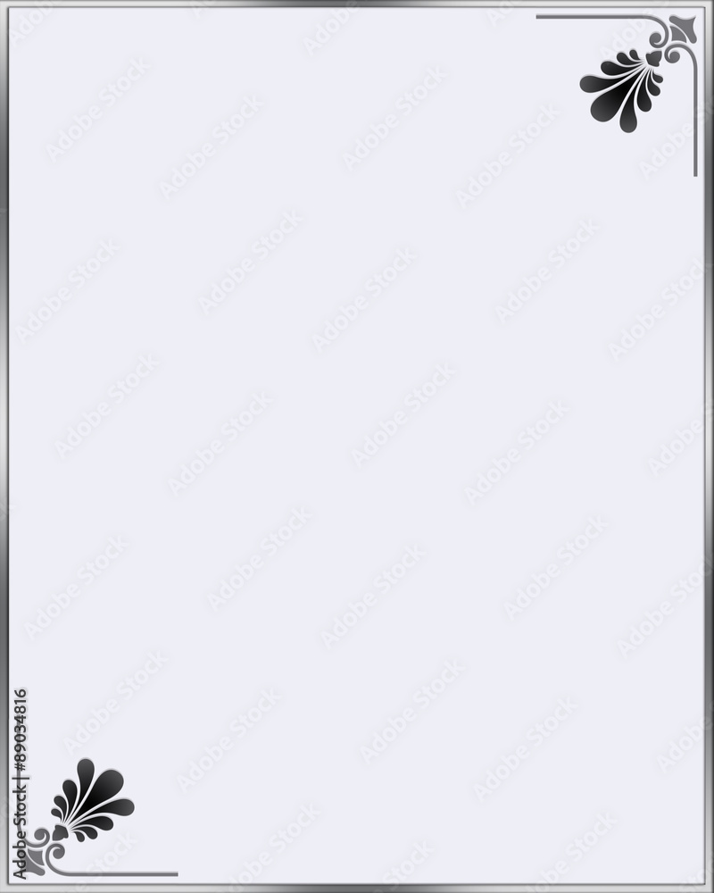 Obraz premium Simple decorative frame.