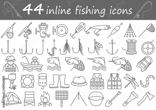 fishing iline icons