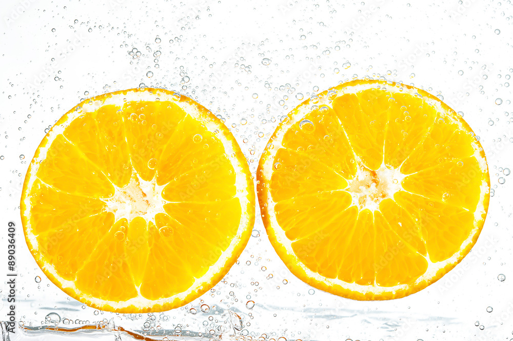 fresh orange with bubbles fresh orange with bubbles