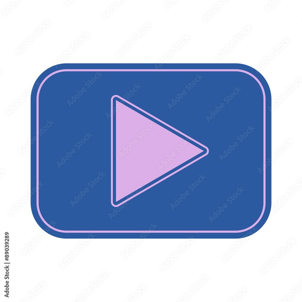 Player Button blue and pink Player Button blue and pink