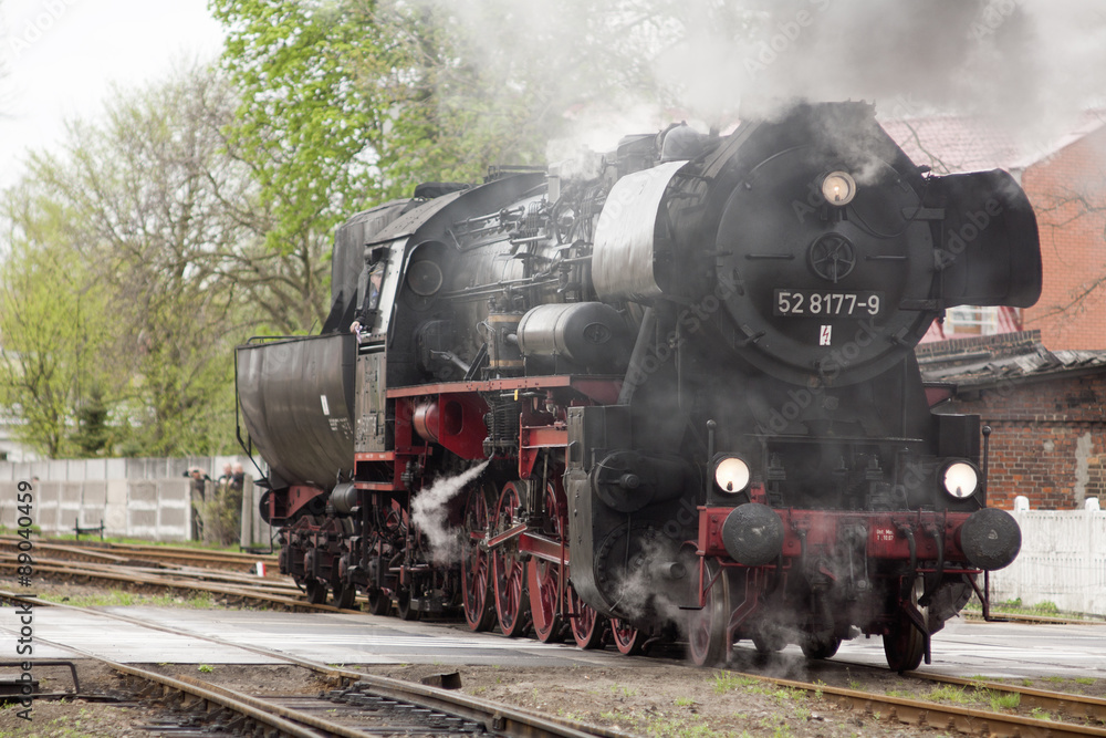 Naklejka premium parowóz