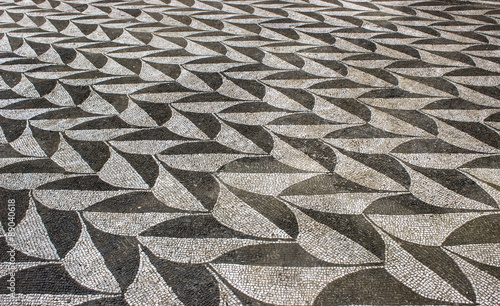floor mosaic / antique, Roman mosaic of Caracalla