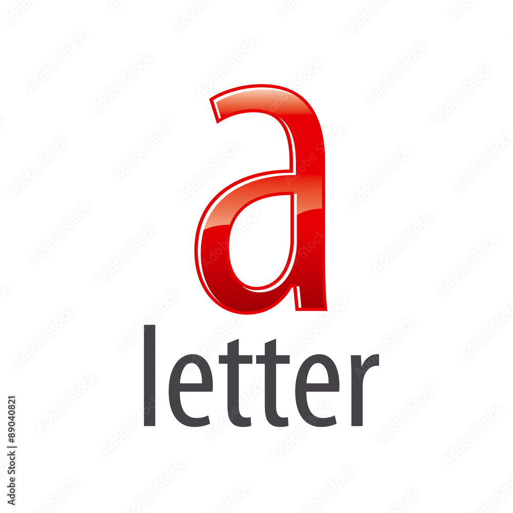 vector logo red letter A with highlights vector logo red letter A with highlights