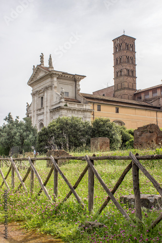 Ancient buildings / Historic buildings in the Roman Forum 