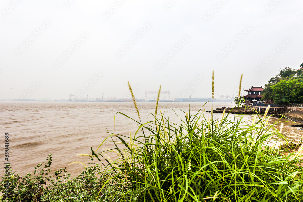Am Ufer der Yangtze