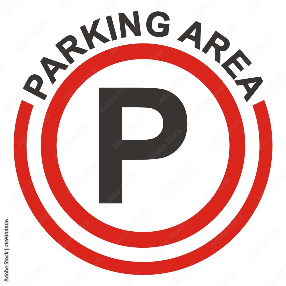 Parking traffic icon sign. Parking Area Icon Parking traffic icon sign. Parking Area Icon