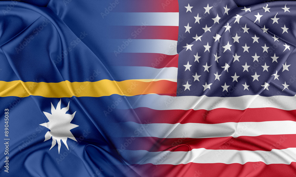 Obraz premium USA and Nauru