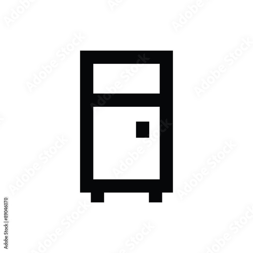 Fridge Vector Icon
