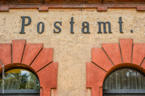 Altes Postamt Schild photo