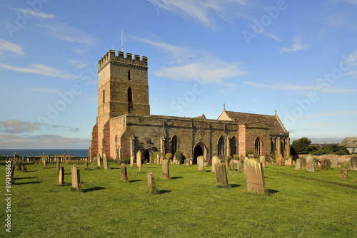 St.Aidans Church, Bamburgh, Northumberland, England, United Kingdom, Europe