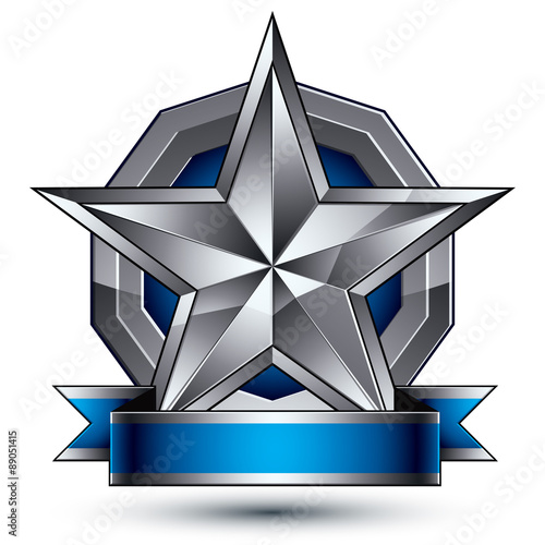 Heraldic vector template wi...