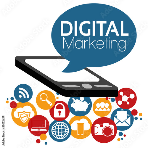 Illustration Graphic Vector Digital Marketing