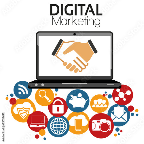 Illustration Graphic Vector Digital Marketing