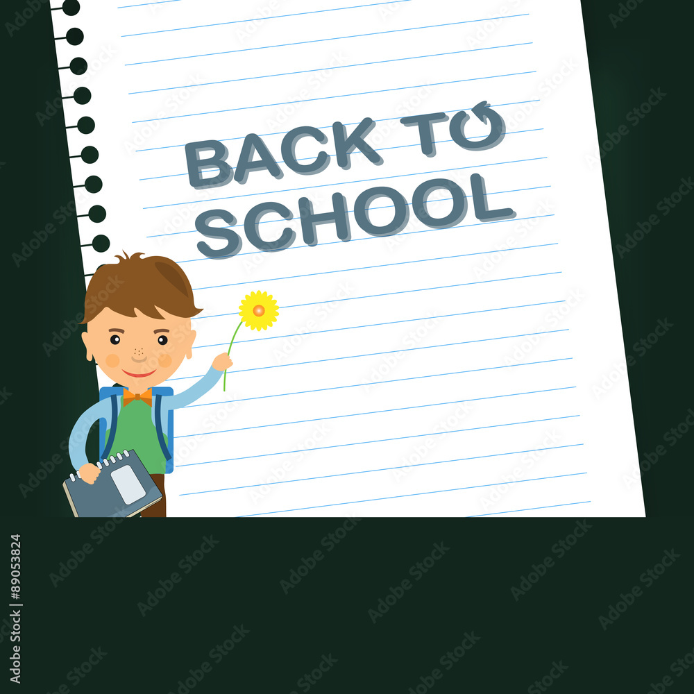Back to school design. Vector illustration Back to school design. Vector illustration