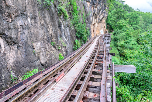 Death Railway, during the World War II at Kanchanaburi Thailand.