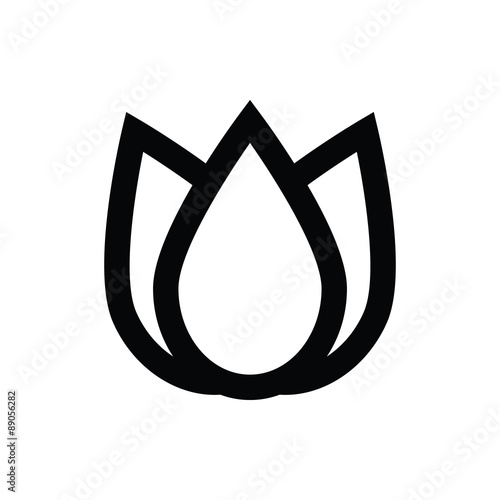Tulip Vector Icon
