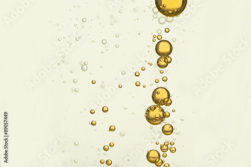 Yellow bubbles photo