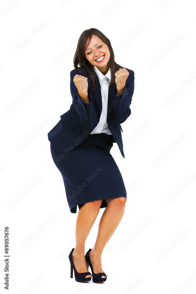 Excited Businesswoman Excited Businesswoman
