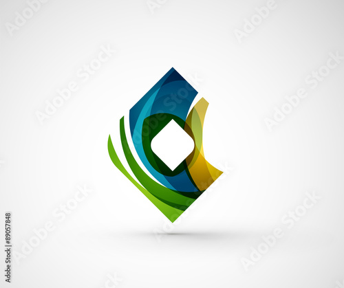 Abstract geometric company logo square, rhomb Free Download Abstract geometric company logo square, rhomb - GFXLoad