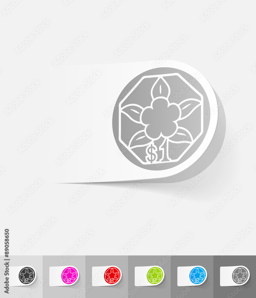 realistic design element. one singaporean dollar realistic design element. one singaporean dollar