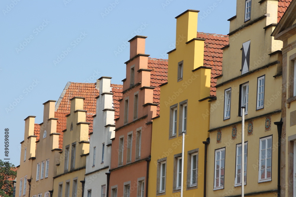 Giebelhäuser in Osnabrück Giebelhäuser in Osnabrück