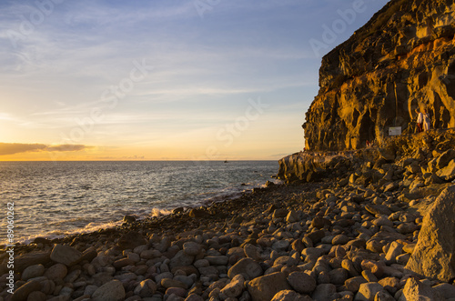 The coast of Atlantic ocean